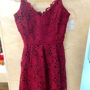 Burgundy cocktail dress... new with tags..